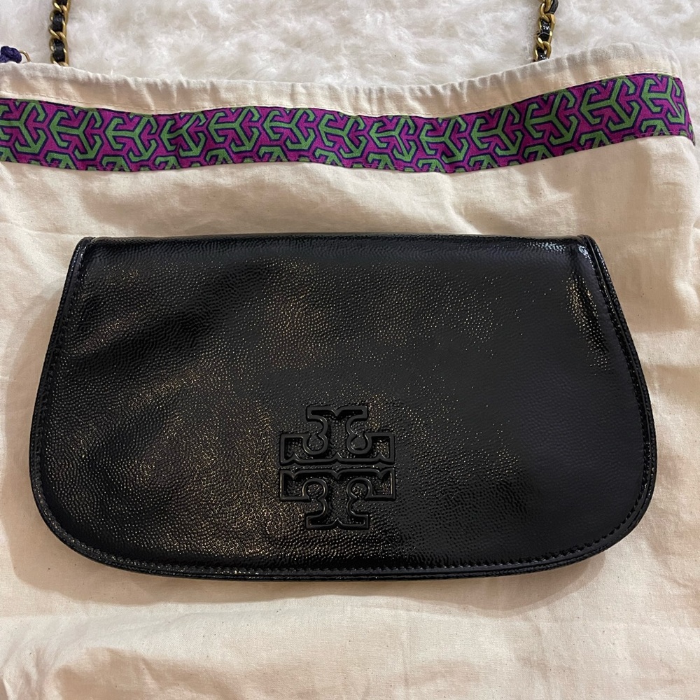 Black Tory Burch Clutch/ Crossbody